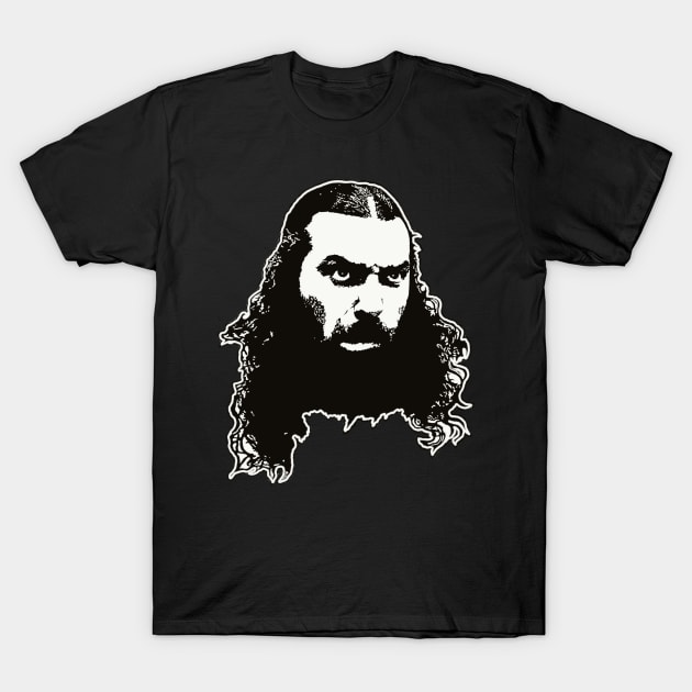 Bruiser Brody (Black and White) T-Shirt by BludBros